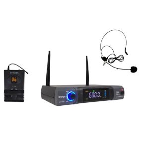 Microfono Inalambrico Hugel De Vincha Uhf Jru