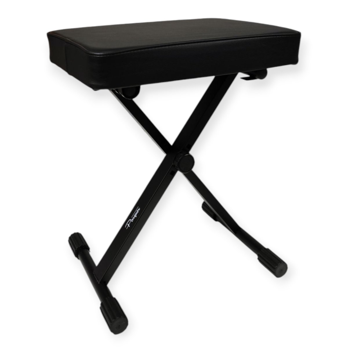 Banqueta Piano Parquer Altura Regulable Plegable Y Acolchada Color Negro - Imagen 2