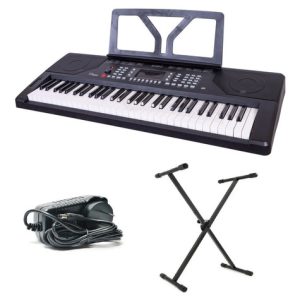 Combo Teclado Parquer K180bk Sensitivo Soporte Regulable