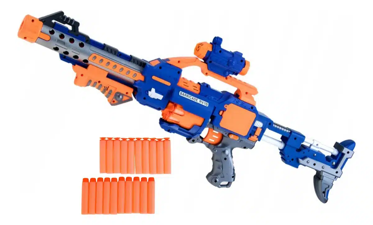 Super Pistola Lanza Dardos De Juguete - Imagen 4