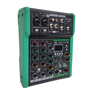 Consola Mixer Digital Hugel 6 Canales 16 Dsp Bluetooth Ctrl