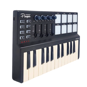 Controlador Mini Midi 25 Teclas 8 Pads Parquer C/ Faders