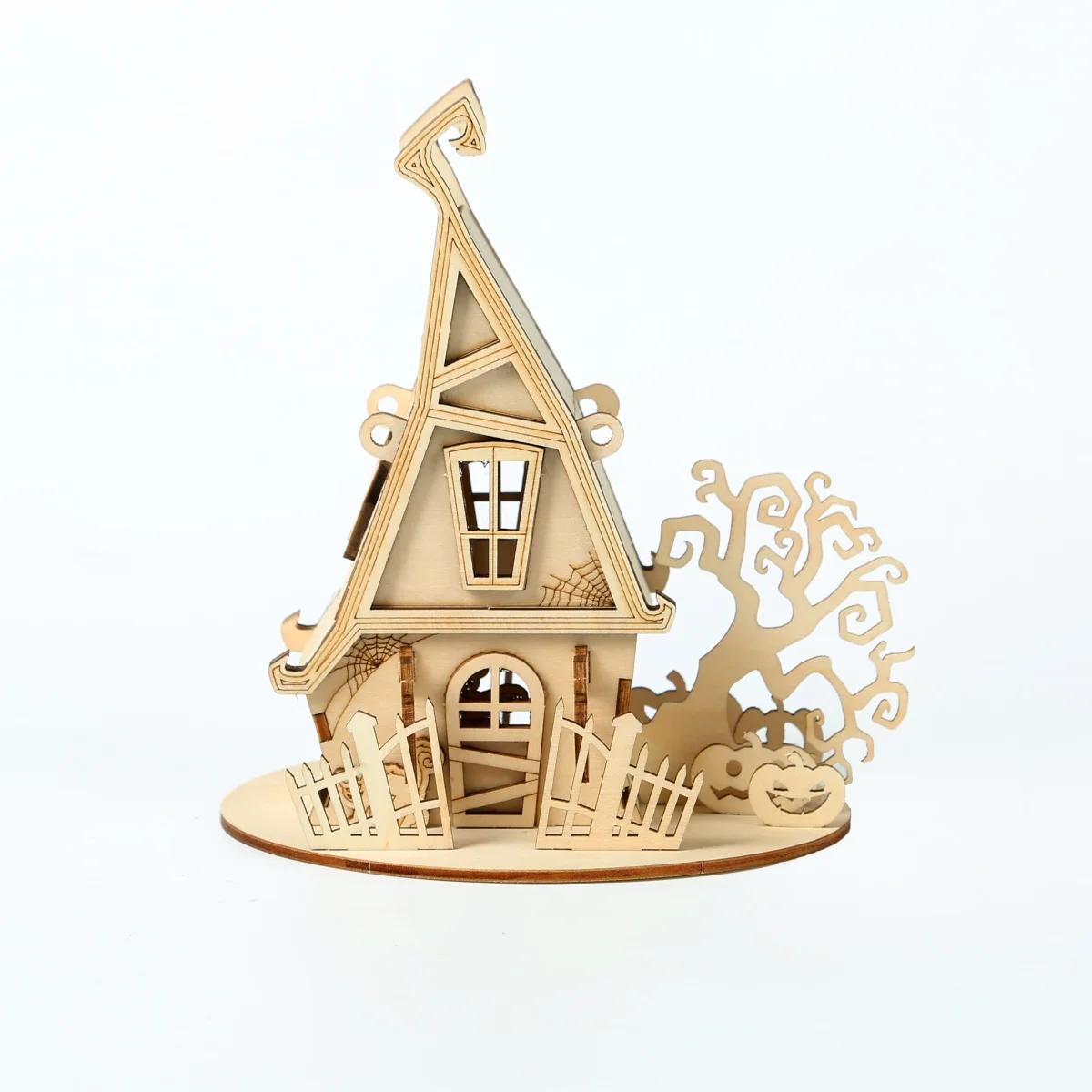 Casa Fantasma Halloween Madera 3D - Imagen 2