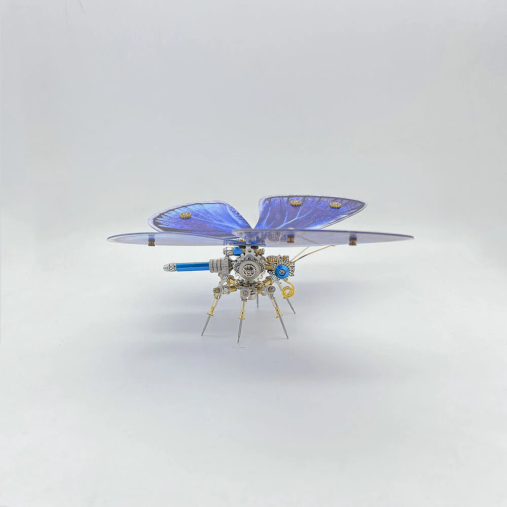 Mariposa Zizina Otis Steampunk Metal 3D - Imagen 4
