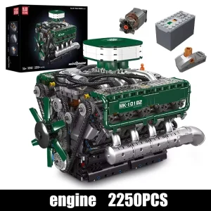 Mould King 10182: motor V8 para automóviles