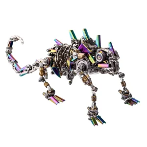 Rompecabezas 3D, kits de modelos camaleón mecánico, bricolaje, montaje de Metal