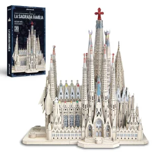 Piececool-rompecabezas de Metal 3D, Kits de construcción de modelos de La Sagrada Família