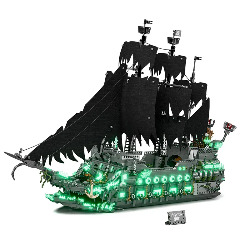 Juego de bloques de construcción de barco fantasma - Imagen 2