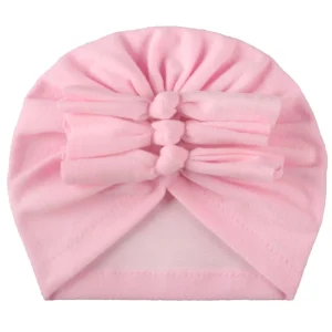 Turbante de Algodón con Tres Moños