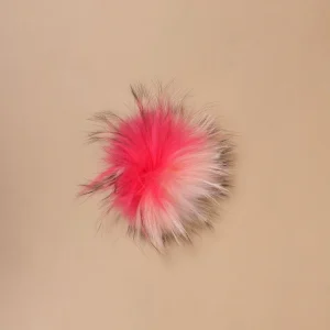Pompón Natural PN10 (blanco, fucsia, melón y negro)