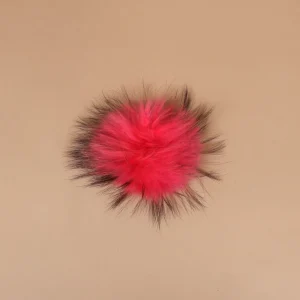 Pompón Natural PN8 (fucsia, rosa y negro)