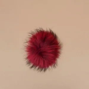 Pompón Natural PN9 (rojo y negro)