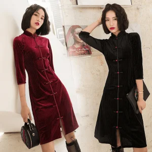 Robe Chinoise Chemise